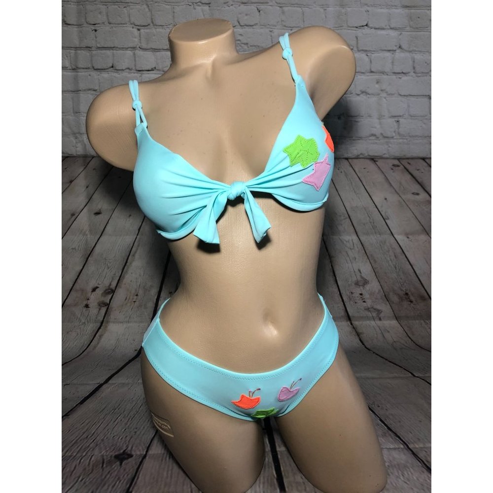 Super‎ cute New applique swim bikini